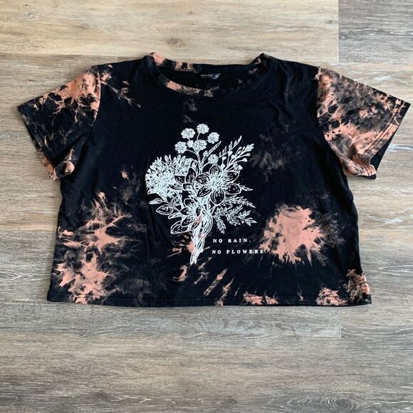 Shein Curve reverse dye tee shirt size 1x - Picture 1 of 6